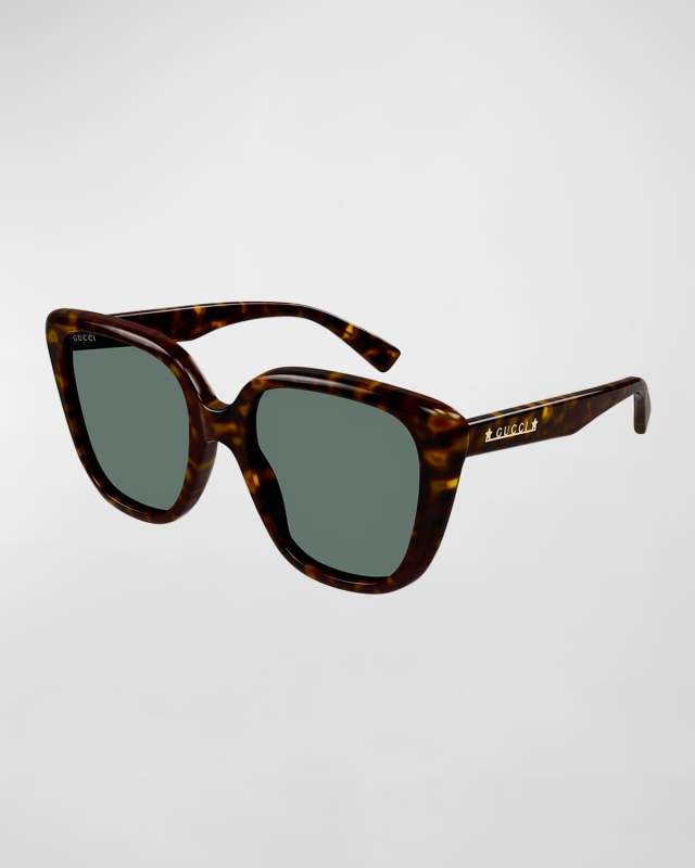 Star Logo Acetate Butterfly Sunglasses